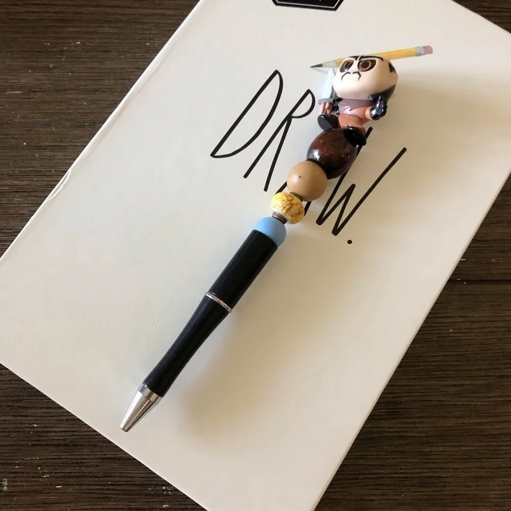 Disney Doorables: Mulan: Shan Yu handmade beaded pen